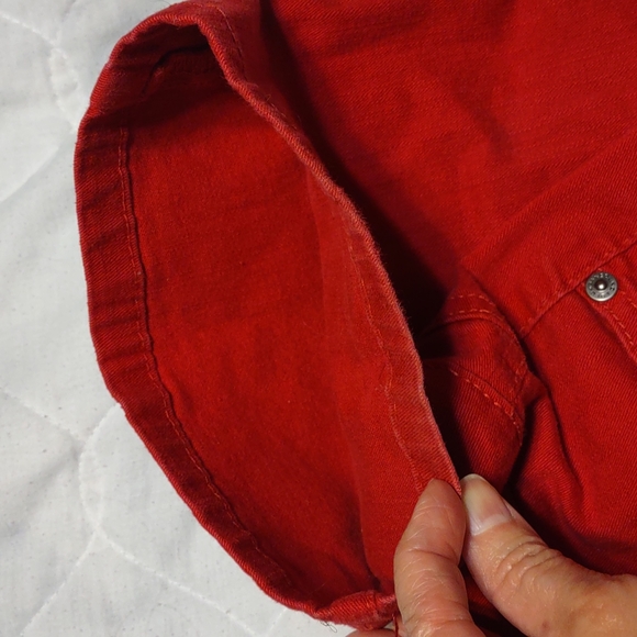 Bandolino Mandie Red Jeans Pants 10P Ladies - Picture 10 of 12